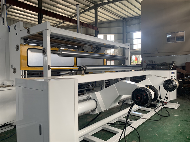 GW-FQ-F2500 PLC Controlled Paper Slitter Rewinder Machine